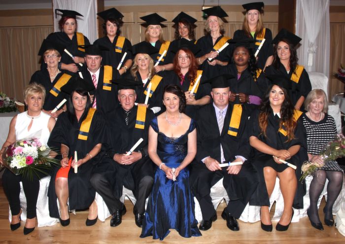Graduates of the Helthcare Support Course based in Rahanane Community Center Tralee. Photo by Gavin O'Connor