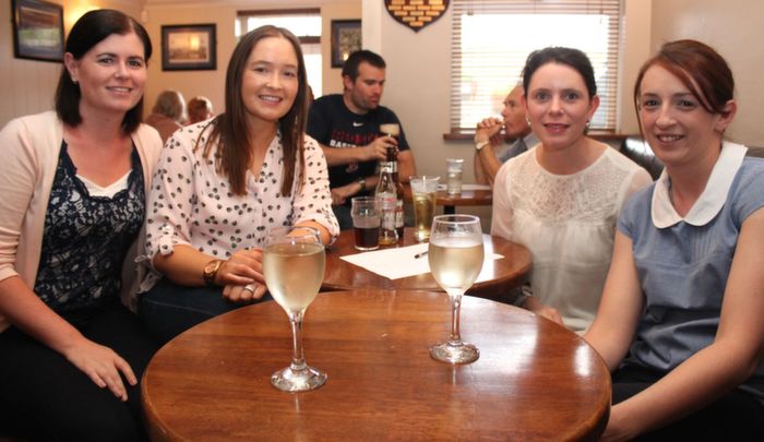 Susan McGillycuddy, Orla Savage, Barbara Liston and Deborah Meehan, at the quiz night in aid of the Irish Guide Dogs For the Blind at the Kerins O'Rahilly's Club on Thursday night. Photo by Dermot Crean