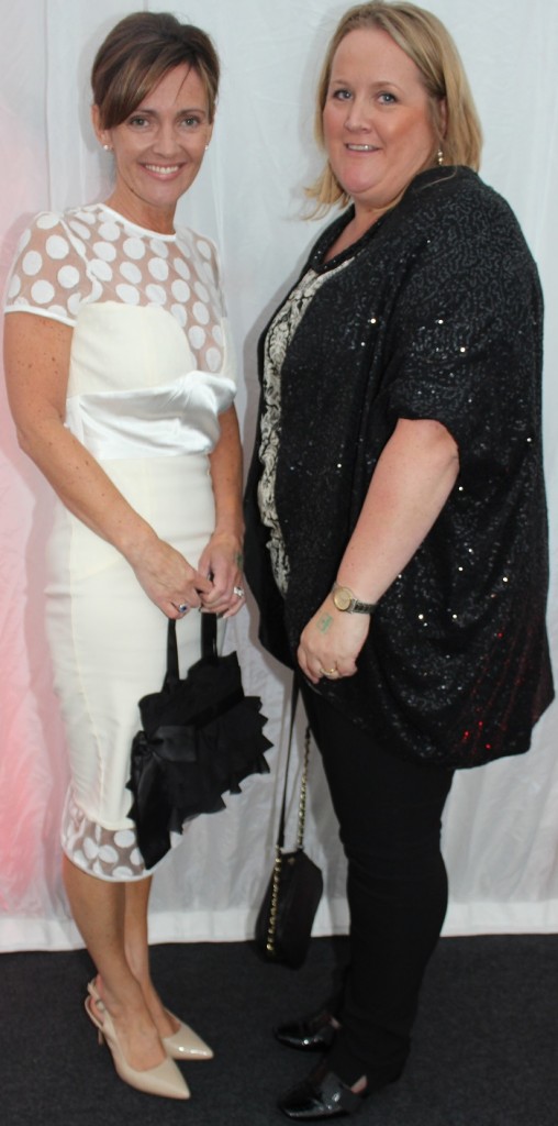 At the Rose Fashion show were, from left: Mary Kelliher and Olga Ryan. Photo by Gavin O’Connor.