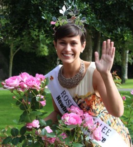 Rose of Tralee 2014, Maria Walsh, in the Rose Garden in the Town Park on Wednesday morning. Photo by Dermot Crean