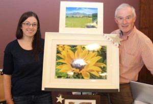 Tracy and Bernard Fitzgerald, Castlegregory, at the Kerry Landscapes Photography Exhibition at the Fels Point Hotel on Sunday. Photo by Dermot Crean