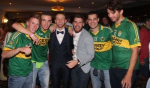 Barry John Keane, at last year's function with Kerry supporters. Photo by Dermot Crean. 