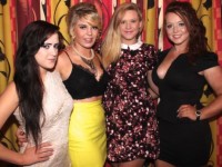 Amanda Griffin, Megan O'Connor, April O'Rourke and Michaela Kavanagh, Ballyduff at the 'Take Me Out' night in aid of Ballyduff Buds Family Resource Centre at Ballyroe Heights Hotel. Photo by Dermot Crean