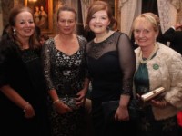 Fionnuala O'Donovan, Lorraine Hopkins, Sharon Scanlan and Cecelia Kelliher at the Rotary Club Gala Ball in Ballyseede Castle Hotel on Friday  night. Photo by Dermot Crean