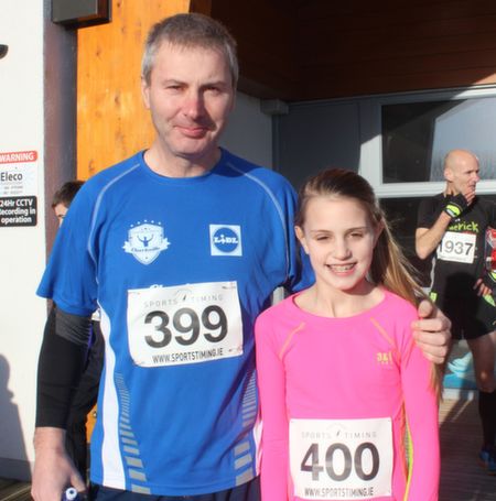 John and Rachel Hanafin before the start of the Tralee Musical Society 5k Run from Tralee Wetlands on Sunday morning. Photo by Dermot Crean