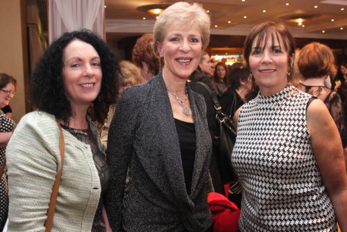 Ann Moore, Deirdre Donaghy and Noreen O'Leary at the 'Dress Haven' fundraiser in aid of Recovery Haven in the Fels Point Hotel on Saturday night. Photo by Dermot Crean