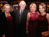 Na Gaeil GAA Club PRO, Theresa Kelliher, Chairperson Tim Lynch, Catherine O'Connor and Amy Cahill at the Na Gaeil GAA Celebration Night at The Meadowlands Hotel on Saturday. Photo by Dermot Crean