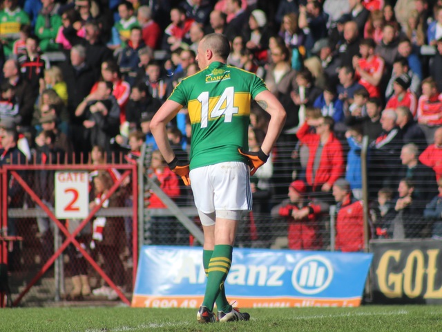 Kieran Donaghy, turns his back on his job to concentrate on football. Photo by Gavin O'Connor. 
