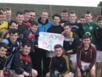 Gooch Humours The Boys From The West By Posing With ‘Mayo 4 Sam’ Poster
