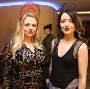 Emma and Laura Kinsella, Carlow, at the Kerry Fashion Week Awards Night at the Europe Hotel, Killarney on Friday night. Photo by Dermot Crean