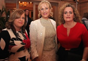Karen Fenix, Claire Murphy and Edel Fitzgerald at the KFW Kerry Boutique & Kerry Designer Show in the Ballygarry House Hotel last night. Photo by Dermot Crean