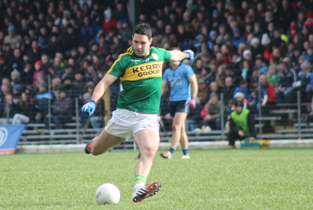 Bryan Sheehan was near flawless kicking from the ground. Photo by Dermot Crean.