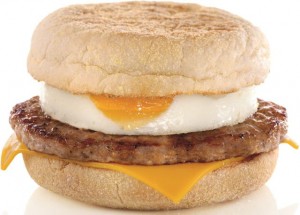 McDonald's Sausage and Egg McMuffin