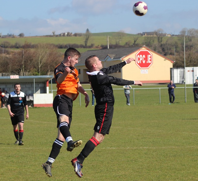 Action from, Tralee Dynamos v St Brendans Park FC. Photo by Gavin O'Connor.
