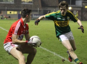 Matthew Flaherty of Kerry in action in last years Munster U21 semi-final between Cork and Kerry. Photo by Gavin O'Connor. 
