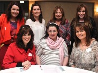 At the Tralee shoppers meeting in the Ashe Hotel were, from left, in front: Laura Lee Murphy, Geraldine O'Brien andAndrea Brosnan. Back: Ciara O'Connor, Siobhan Fitzgerald, Majella Horgan and Jennifer Gleeson. Photo O'Connor.