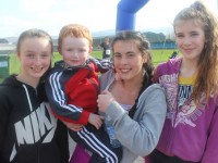 At the Kerins O’Rahillys Ladies 5K Family Fun Run were, from left: Maeve Maloney, Paddy Flynn, Aoife Flynn and Ellen Wallace. Photo by Gavin O'Connor.