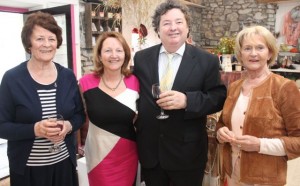 Therese Collins, Pauline and Eddie Barrett and Margaret Gleasure at the Mellon Educate fundraiser in Bamboo Boutique, in Ardfert on Friday. Photo by Dermot Crean