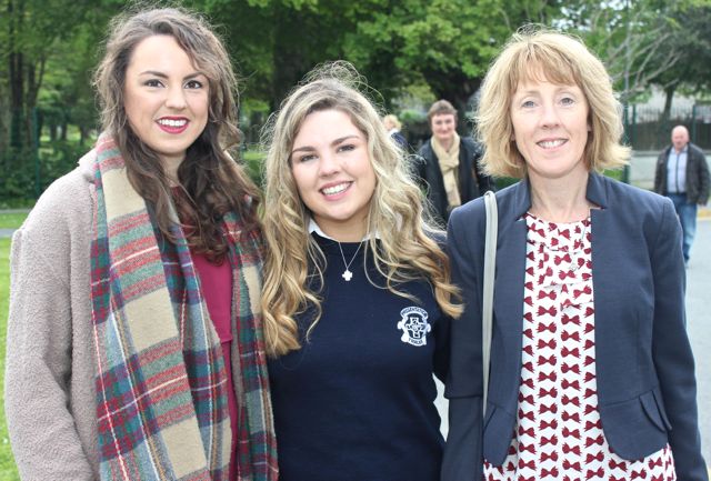 Aine, Ashling  and Aisling Leen after the Presentation Secondary School Graduation on Friday. Photo by Gavin O'Connor