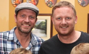 Lee Sharpe and David May will be in the Stretford Bar, Causeway over the weekend: Photo by Gavin O'Connor. 
