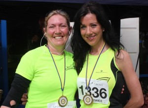 At the Rotary Club, 'Run Kingdom Run' event were, from left: Treasa Grimes and Rachel Stokes. Photo by Gavin O'Connor. 