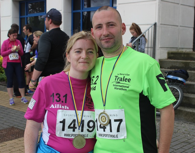 At the Rotary Club, 'Run Kingdom Run' event were, from left: Eilish and David Hughes. Photo by Gavin O'Connor. 