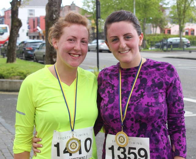 At the Rotary Club, 'Run Kingdom Run' event were, from left: Lorna and Rigina O'Regan. Photo by Gavin O'Connor. 