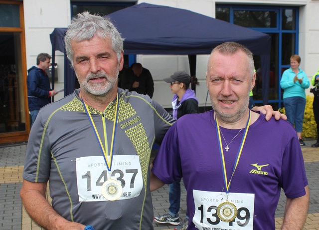 At the Rotary Club, 'Run Kingdom Run' event were, from left: Tom Browne and Donie Sullivan. Photo by Gavin O'Connor. 