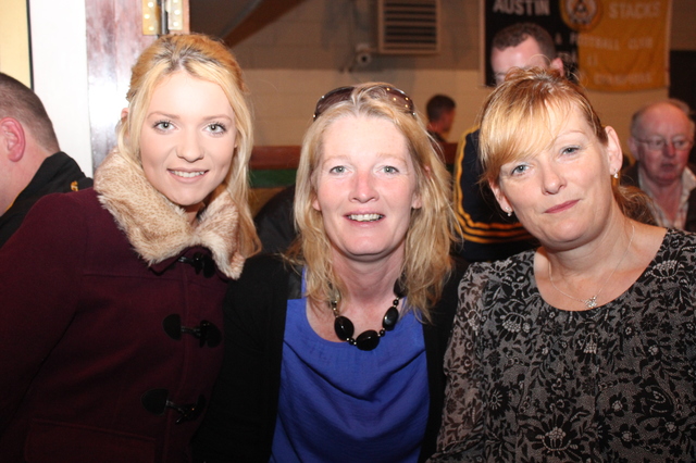 At RTE's launch of their championship coverage in the Austin Stacks clubhouse were, from left: Amy,  and Annette Carmody and Bernie Summers. Photo by Gavin O'Connor. 