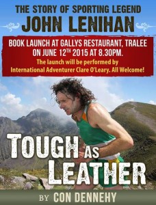 'Tough as Leather' book launch. 