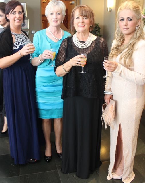 Rachel Prendiville, Marian Fitzgerald, Mairead Moriarty and Stephanie Dowling at the Connect Kerry Lee Strand Women in Business Awards at the Ballyroe Heights Hotel on Friday night. Photo by Dermot Crean