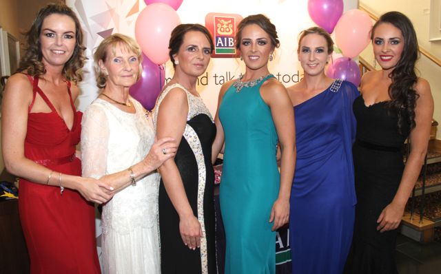 Amanda Jones, Rita Fitzgibbon, Edel Lawlor, Clodagh O'Sullivan, Stacey Scannell and Brogan O'Sullivan  at the Connect Kerry Lee Strand Women in Business Awards at the Ballyroe Heights Hotel on Friday night. Photo by Dermot Crean
