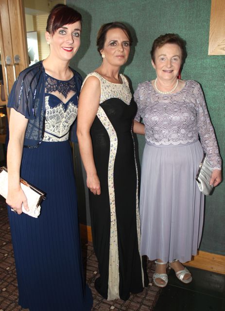 Bernie Lenihan, Edel Lawlor and Catherine Lenihan  at the Connect Kerry Lee Strand Women in Business Awards at the Ballyroe Heights Hotel on Friday night. Photo by Dermot Crean