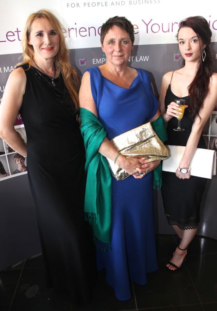 Leah Parker Bond, Rebecca Atkinson and Lily Atkinson at the Connect Kerry Lee Strand Women in Business Awards at the Ballyroe Heights Hotel on Friday night. Photo by Dermot Crean