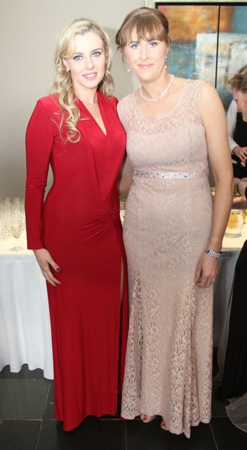 Tara Comerford and Siobhan Sheehy at the Connect Kerry Lee Strand Women in Business Awards at the Ballyroe Heights Hotel on Friday night. Photo by Dermot Crean