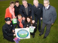 At the launch of the Jamie Wrenn walk, were front, from left: Deirdre Quinn, Mary Lynch, Sandra Finn. Maire Sullivan, Dara Rohan, Mike Keane, Jimmy Ryan and Ted Moynihan. Photo by Gavin O'Connor.