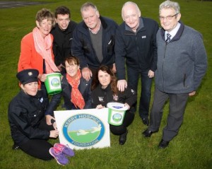 At the launch of the Jamie Wrenn walk, were front, from left: Deirdre Quinn, Mary Lynch, Sandra Finn. Maire Sullivan, Dara Rohan, Mike Keane, Jimmy Ryan and Ted Moynihan. Photo by Gavin O'Connor. 