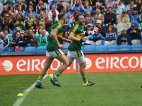 Barry John Keane and Darren O'Sullivan, enjoyed their second half run out. Photo by Dermot Crean.