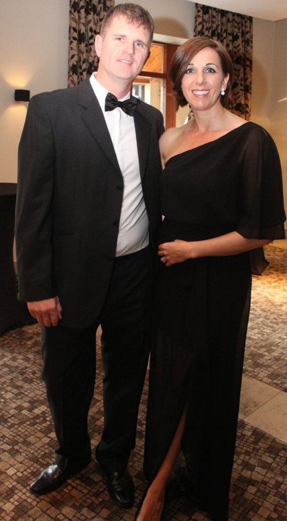 John and Elaine Lynch who attended the Rose Ball at the Dome on Friday night. Photo by Dermot Crean