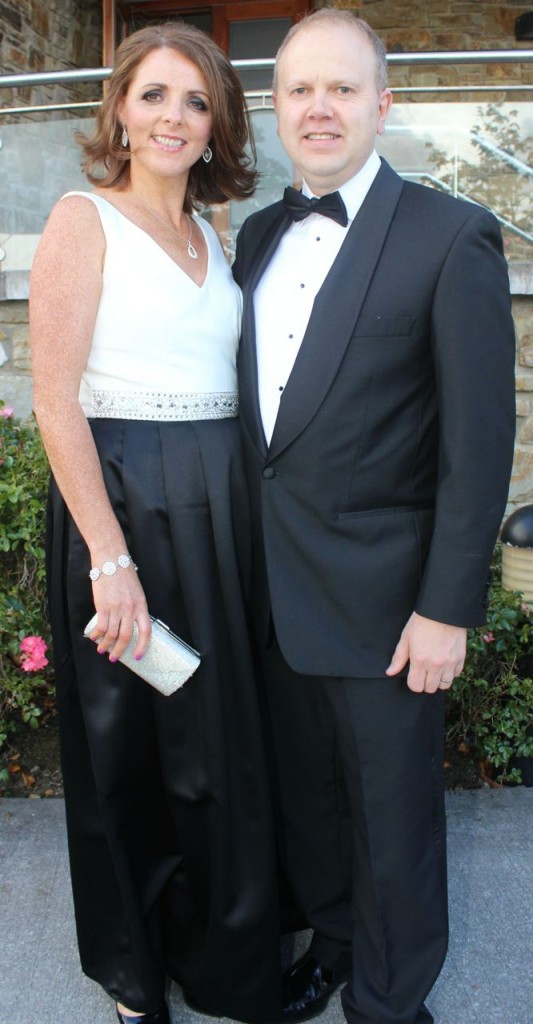 Helen and Ronan Falvey who attended the Rose Ball at the Dome on Friday night. Photo by Dermot Crean