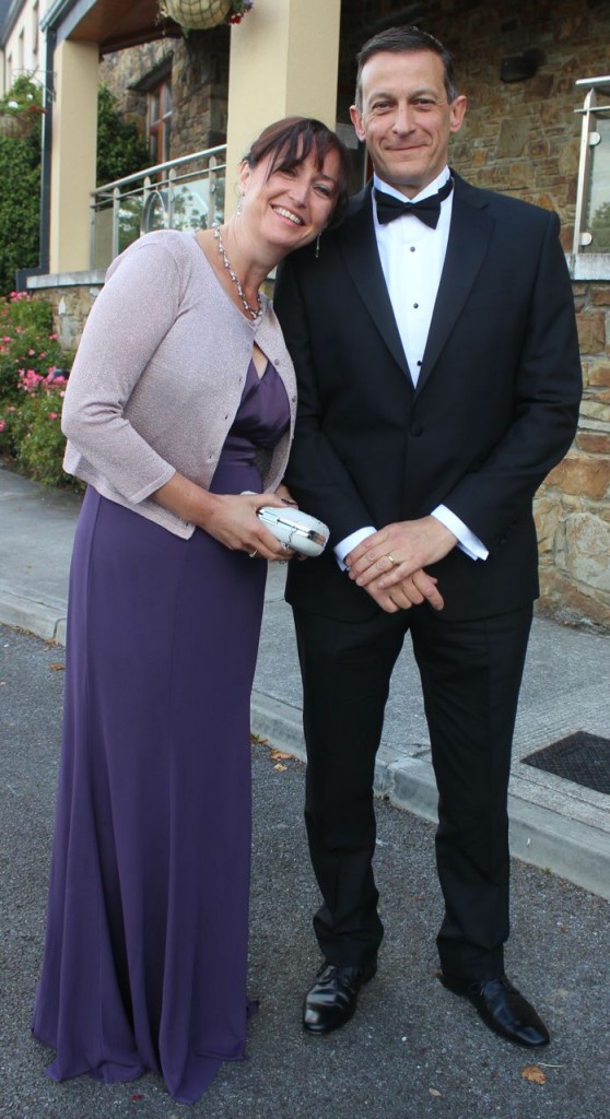 Ann and Jason Huntley who attended the Rose Ball at the Dome on Friday night. Photo by Dermot Crean