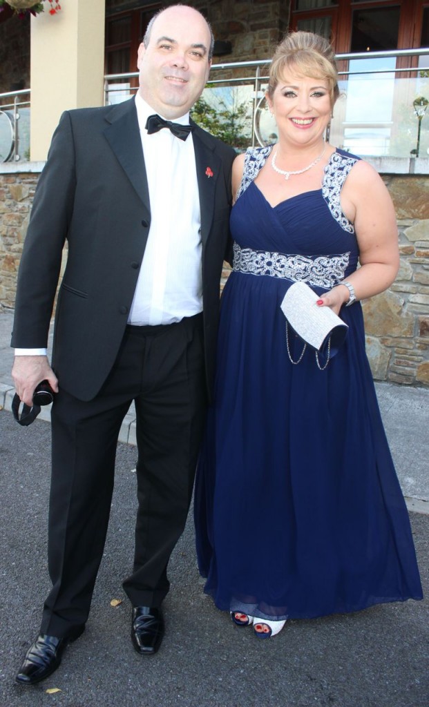 Peter Maguire and Claire Cox who attended the Rose Ball at the Dome on Friday night. Photo by Dermot Crean