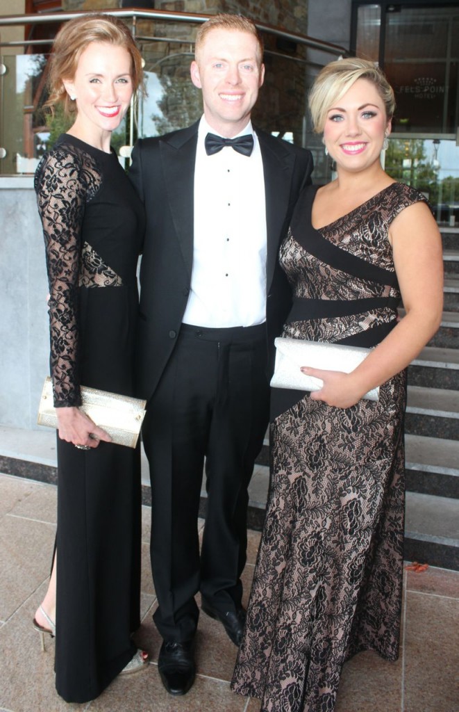 Keelin Deenihan Sugrue, Kevin Sugrue and Linda Sugrue, who attended the Rose Ball at the Dome on Friday night. Photo by Dermot Crean