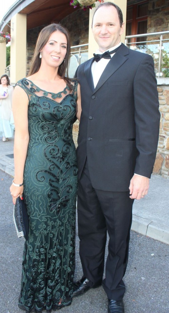 Helen and TJ O'Connor who attended the Rose Ball at the Dome on Friday night. Photo by Dermot Crean