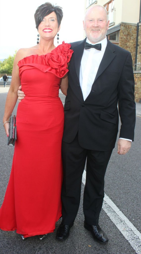 Joan and Peter McCarthy who attended the Rose Ball at the Dome on Friday night. Photo by Dermot Crean