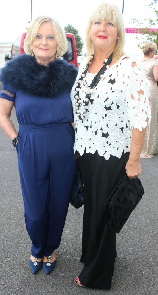 Jenny Sheehy and Bernie Nealon who attended the Rose Ball at the Dome on Friday night. Photo by Dermot Crean
