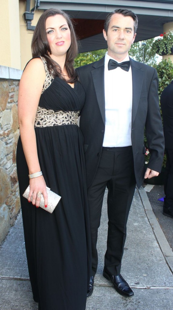 Clare and Conor Freeman who attended the Rose Ball at the Dome on Friday night. Photo by Dermot Crean
