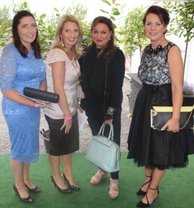 At Kerryman Rose of Tralee Fashion Show were, from left: Cora Creed, Jean O'Sullivan, Laura Casey and Liz Maher. Photo by Gavin O'Connor. 