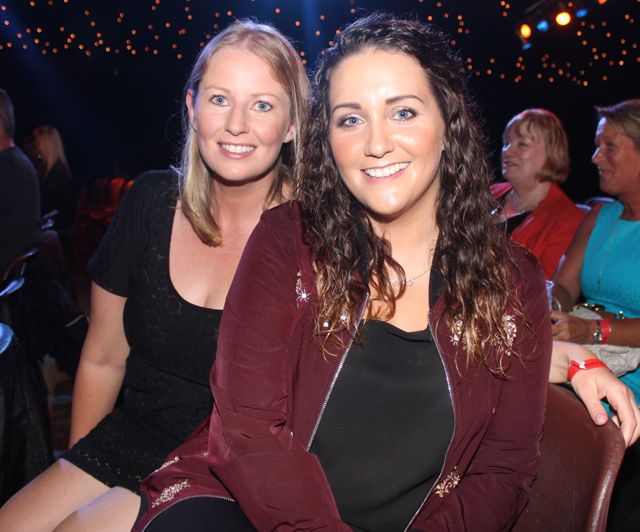 Colette Costello and Laura O'Mahony at the Austin Stacks' Strictly Come Dancing in the Dome on Saturday night. Photo by Dermot Crean