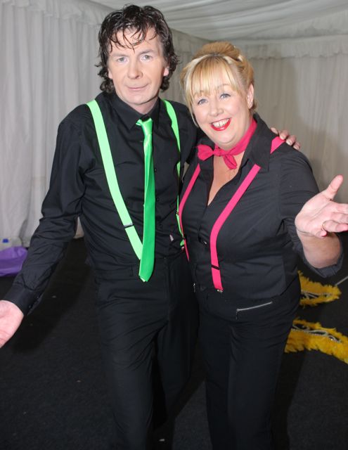 Ger Breen and Tricia Higgins, contestants in the Austin Stacks' Strictly Come Dancing in the Dome on Saturday night. Photo by Dermot Crean